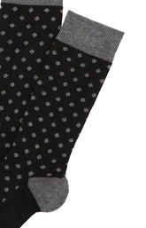 Chaussettes Homme Petits Pois Noir 2