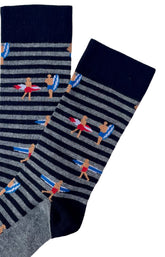 Chaussettes Homme Surf Vert 8