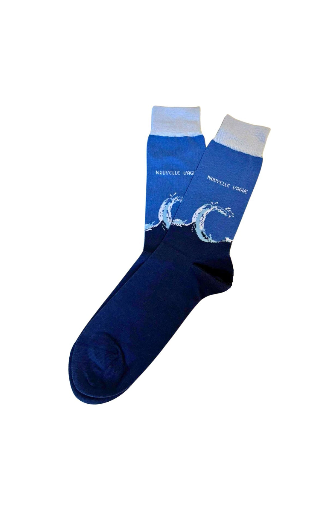 Chaussettes Homme Wave Marine et Bleu 1