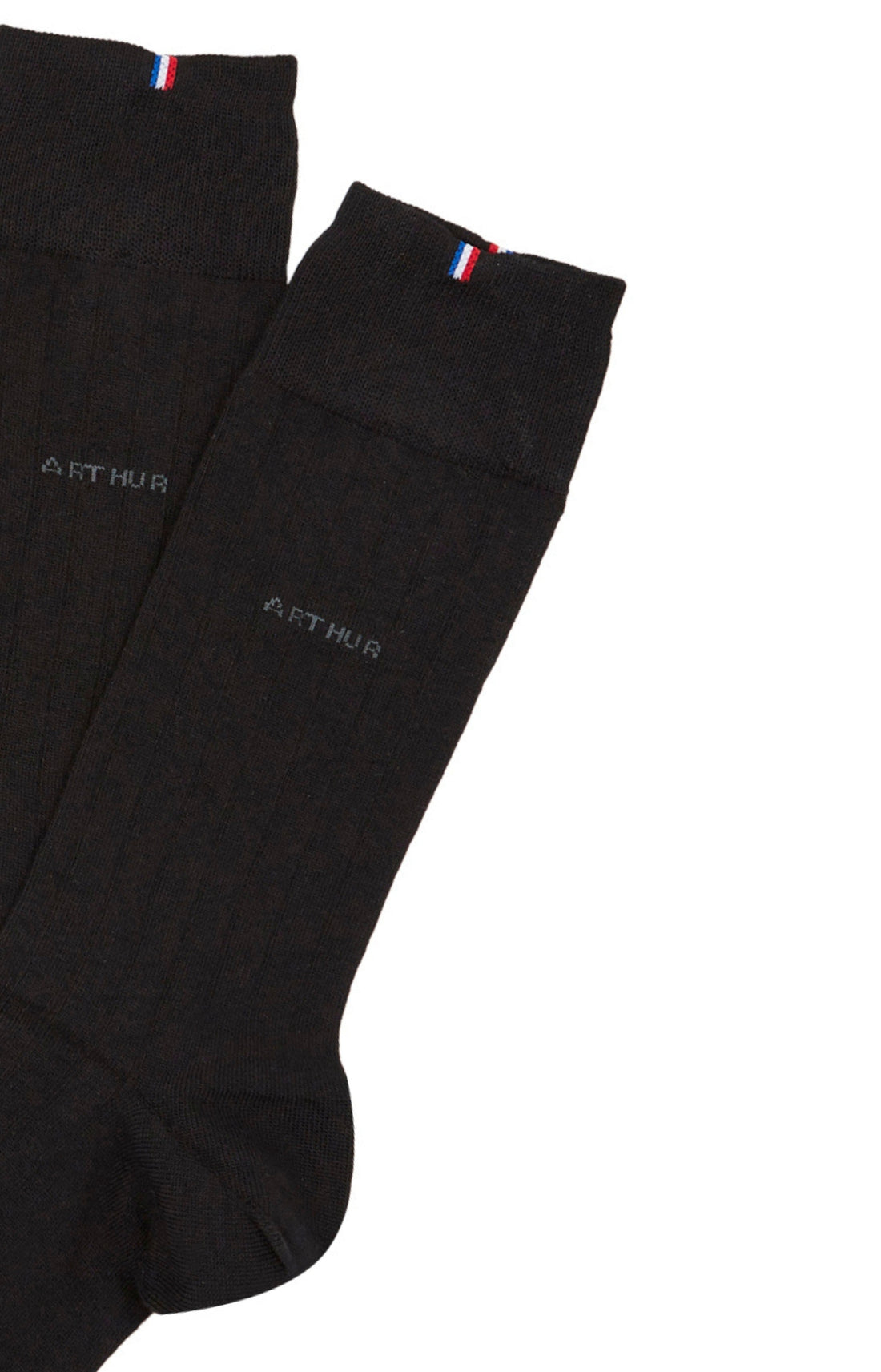 Pack 2 chaussettes Homme Bambou Noir 2