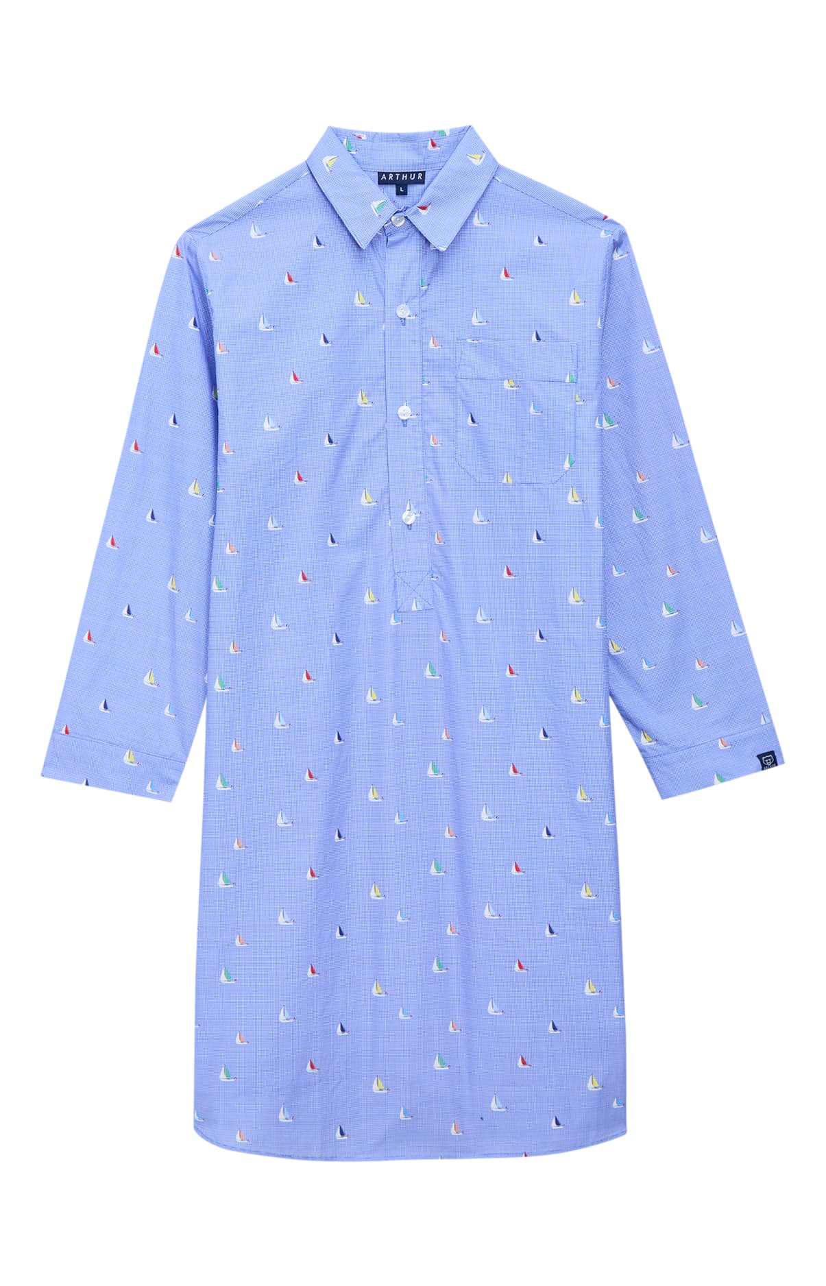 Chemise grand-père - Boat ciel 3