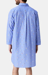 Chemise grand-père - Boat ciel 6