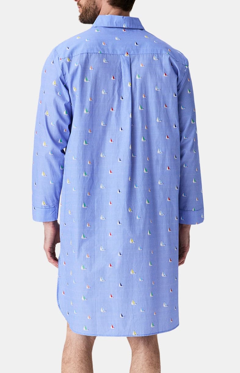 Chemise grand-père - Boat ciel 6