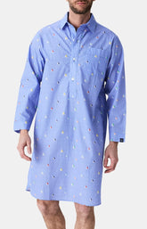 Chemise grand-père - Boat ciel 1