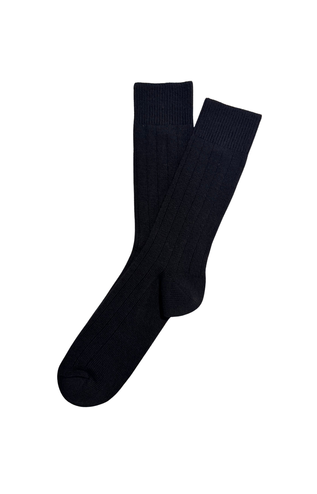 Chaussettes laine et cachemire minuit homme 1