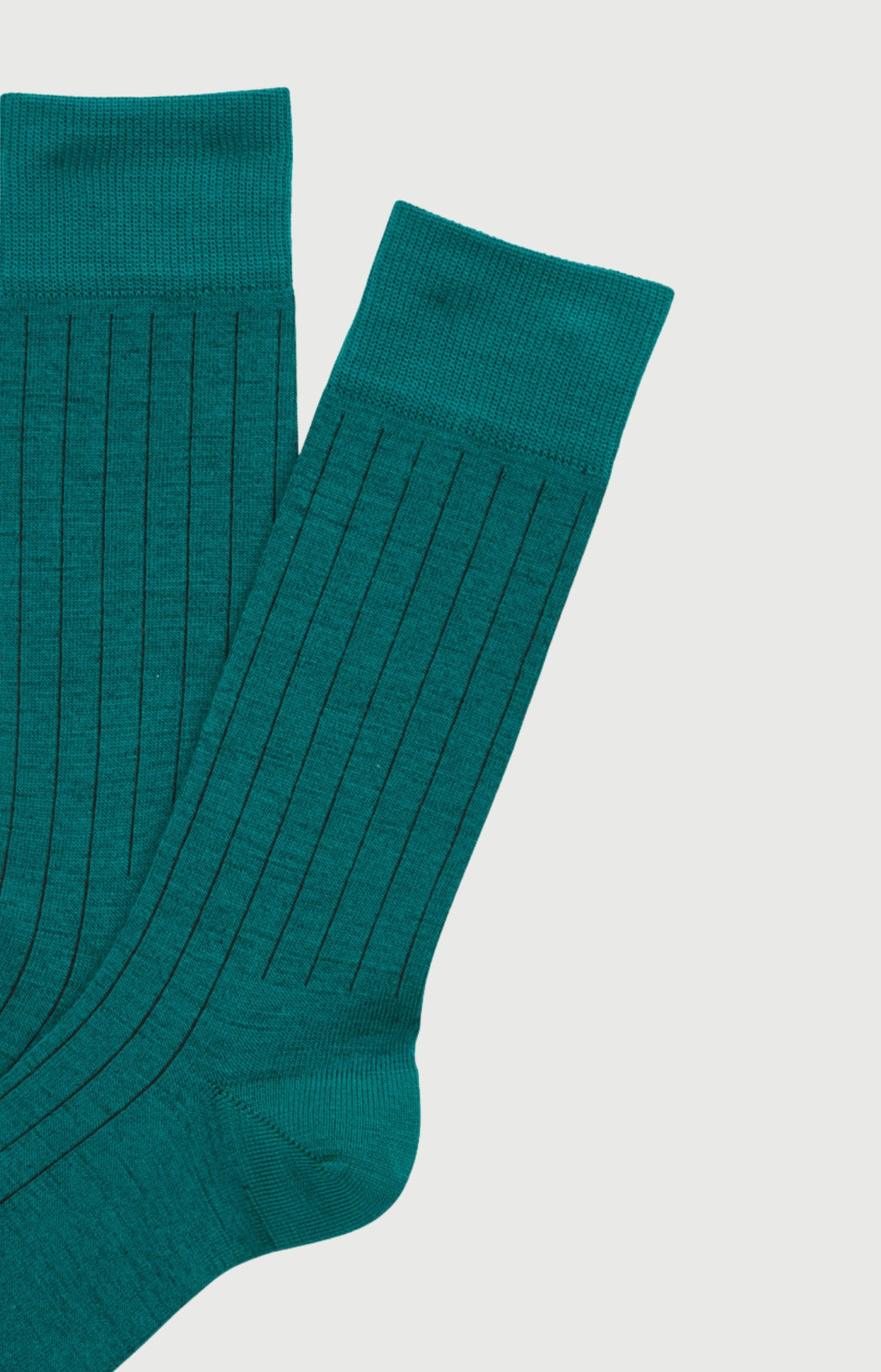 Chaussettes laine et coton forêt homme 2