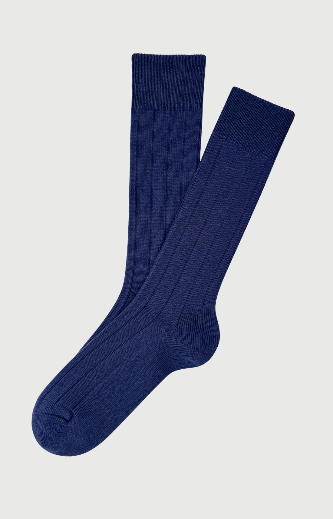 Chaussettes en laine et cachemire Homme Minuit 1