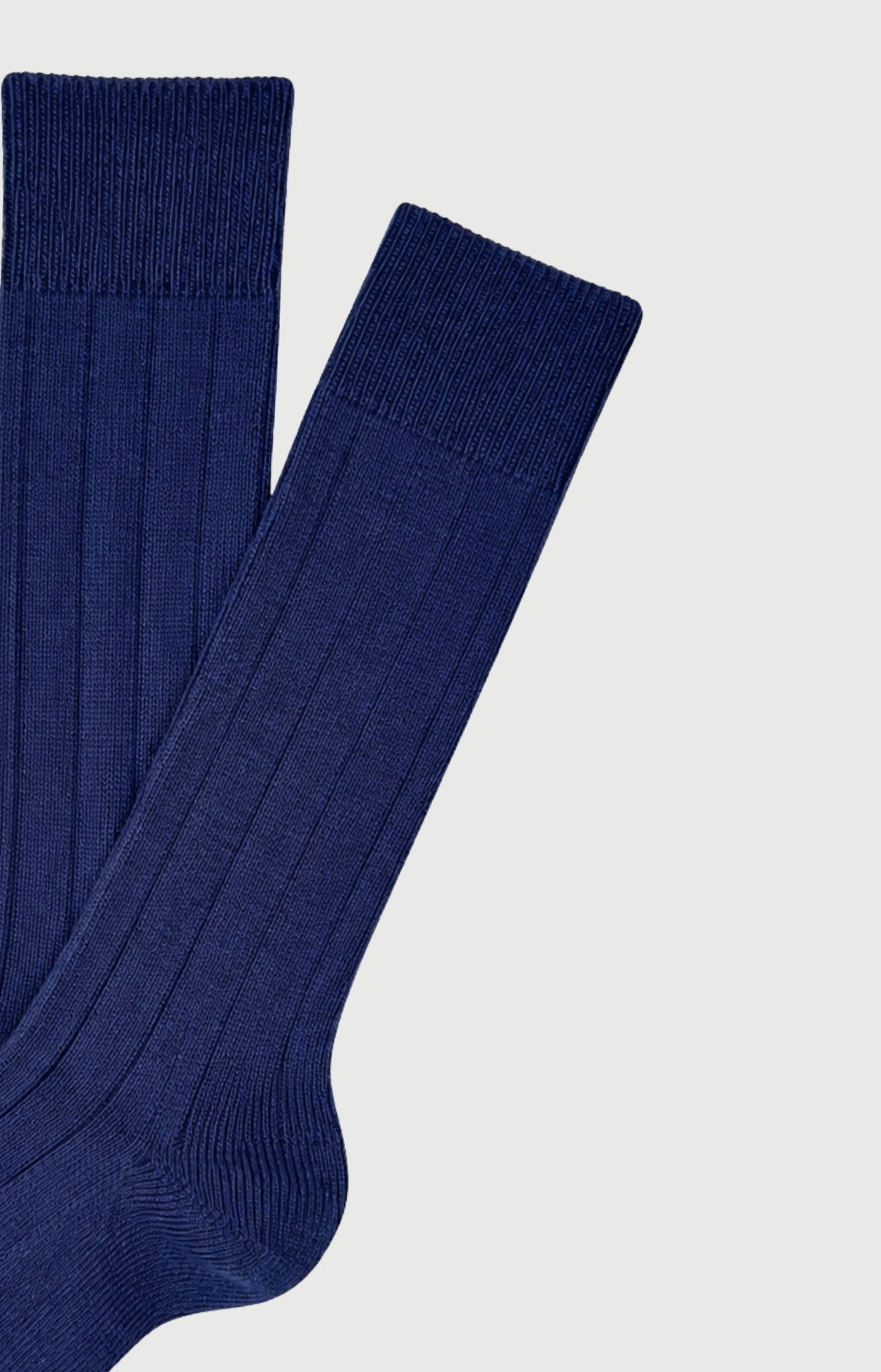 Chaussettes en laine et cachemire Homme Minuit 2