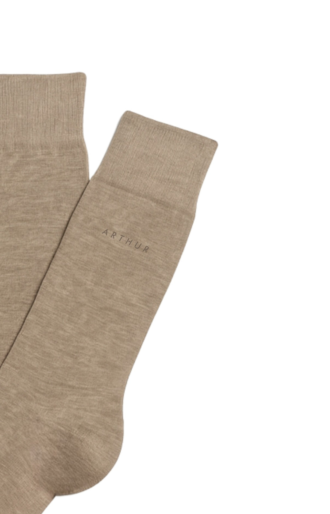 Chaussettes coton sable homme 2