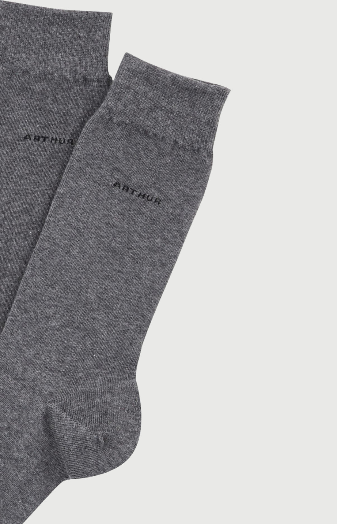 Chaussettes Uni Anthracite 2