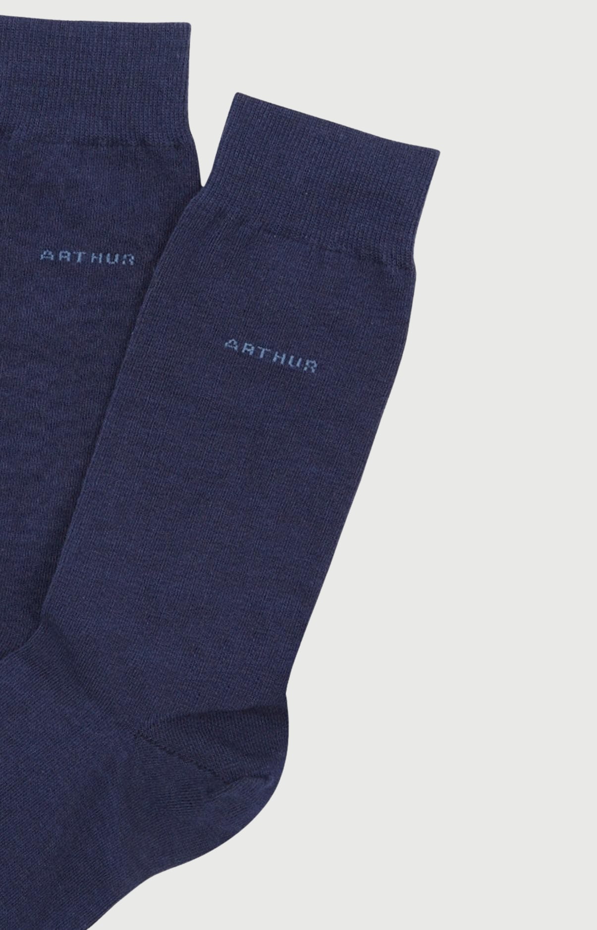 Chaussettes Uni Marine 2