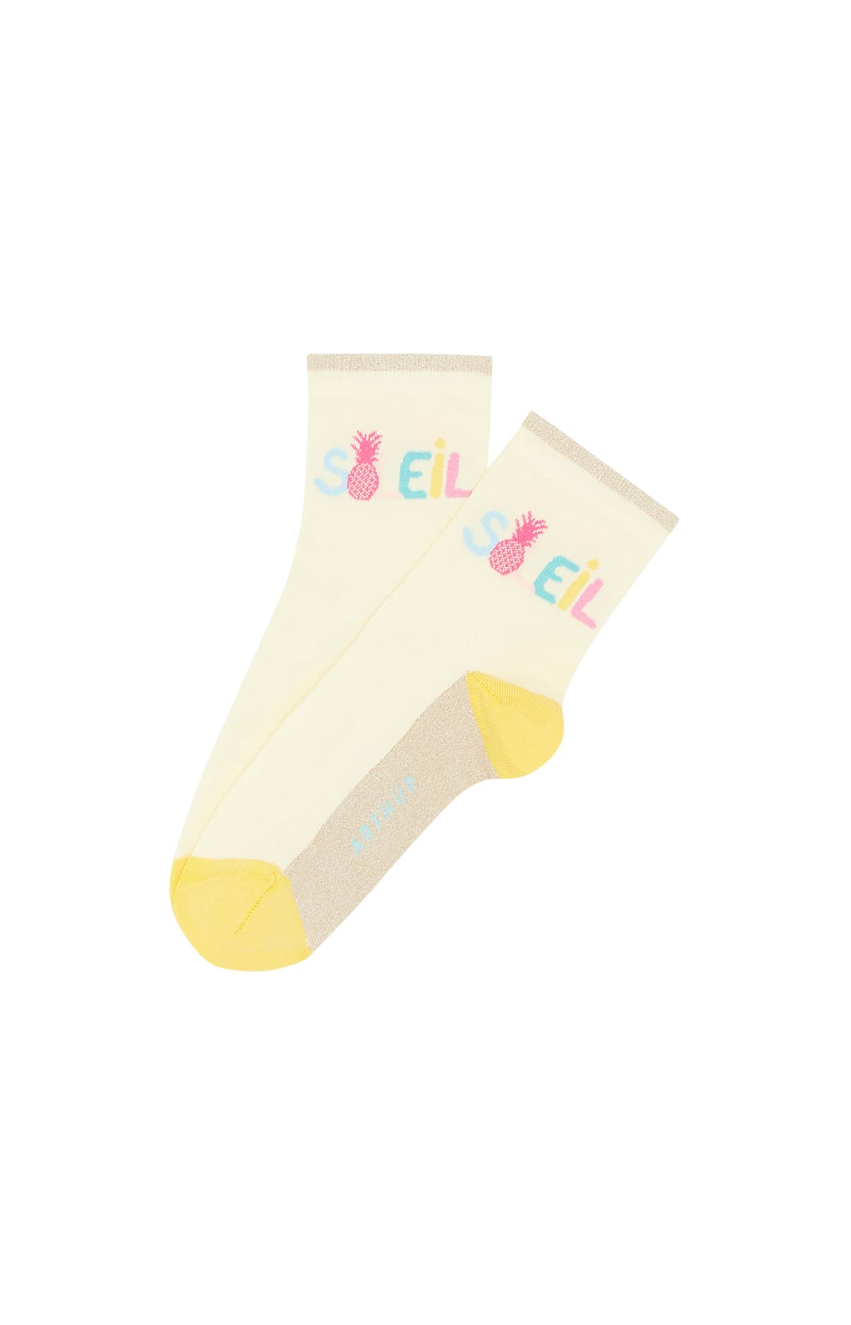 Chaussettes ananas Vanille 1
