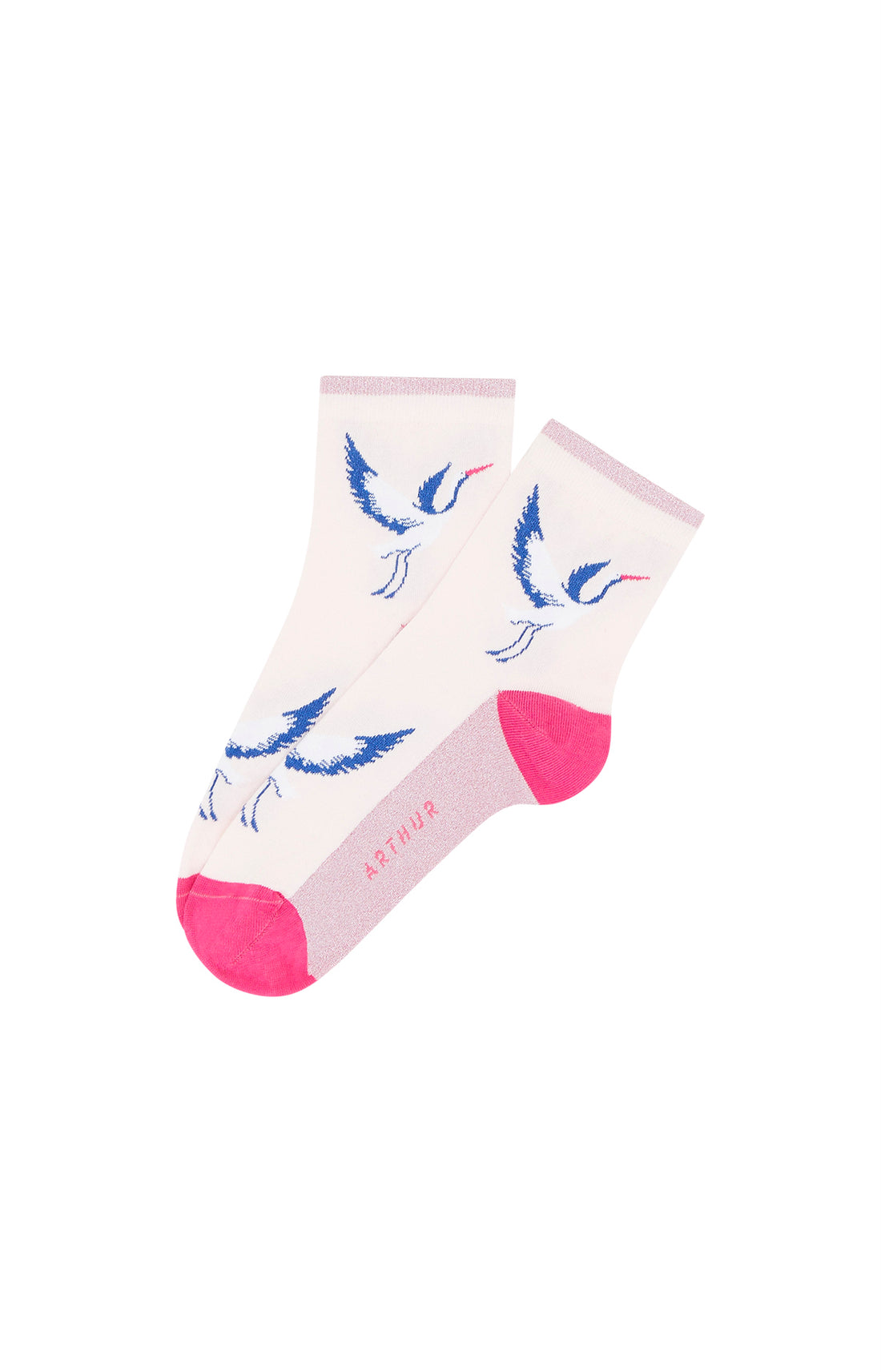 Chaussettes Femme Birdie Rose 2