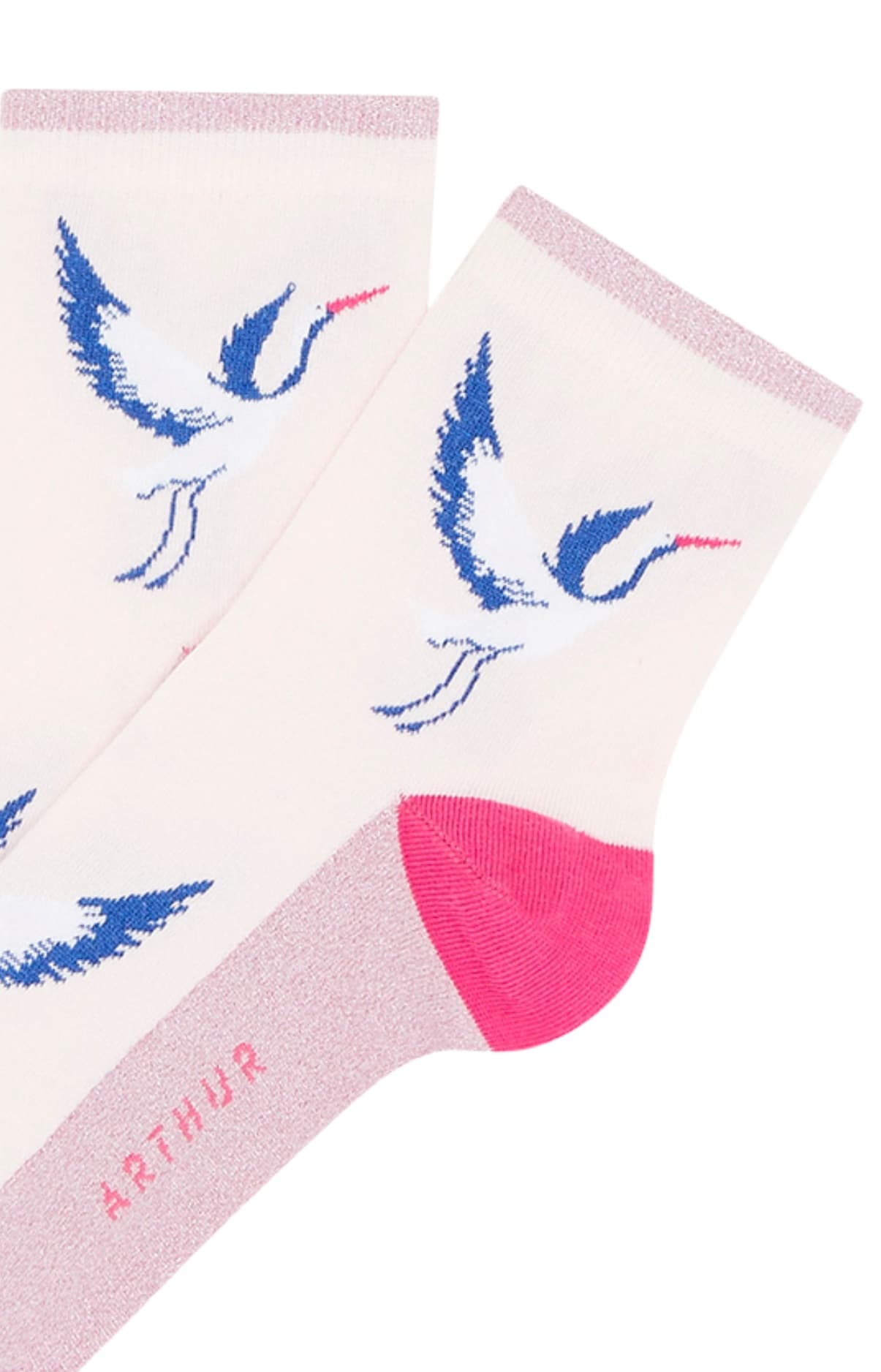 Chaussettes birdie Rose 2