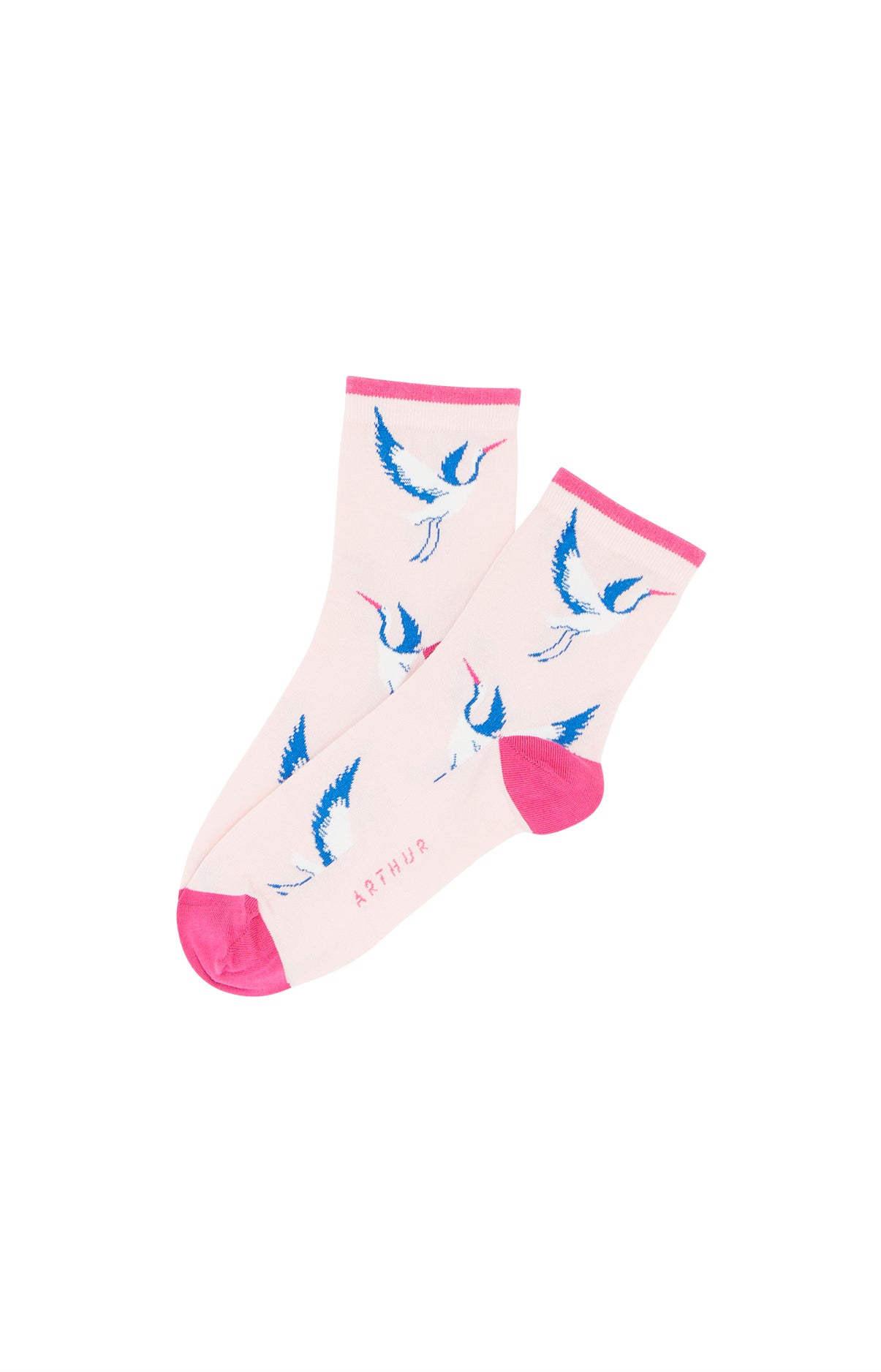 Chaussettes Homme Bird Rose 1