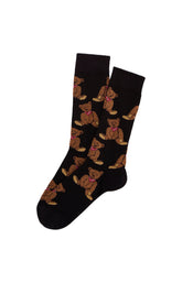 Chaussettes Femme Old Teddy NOIR 1