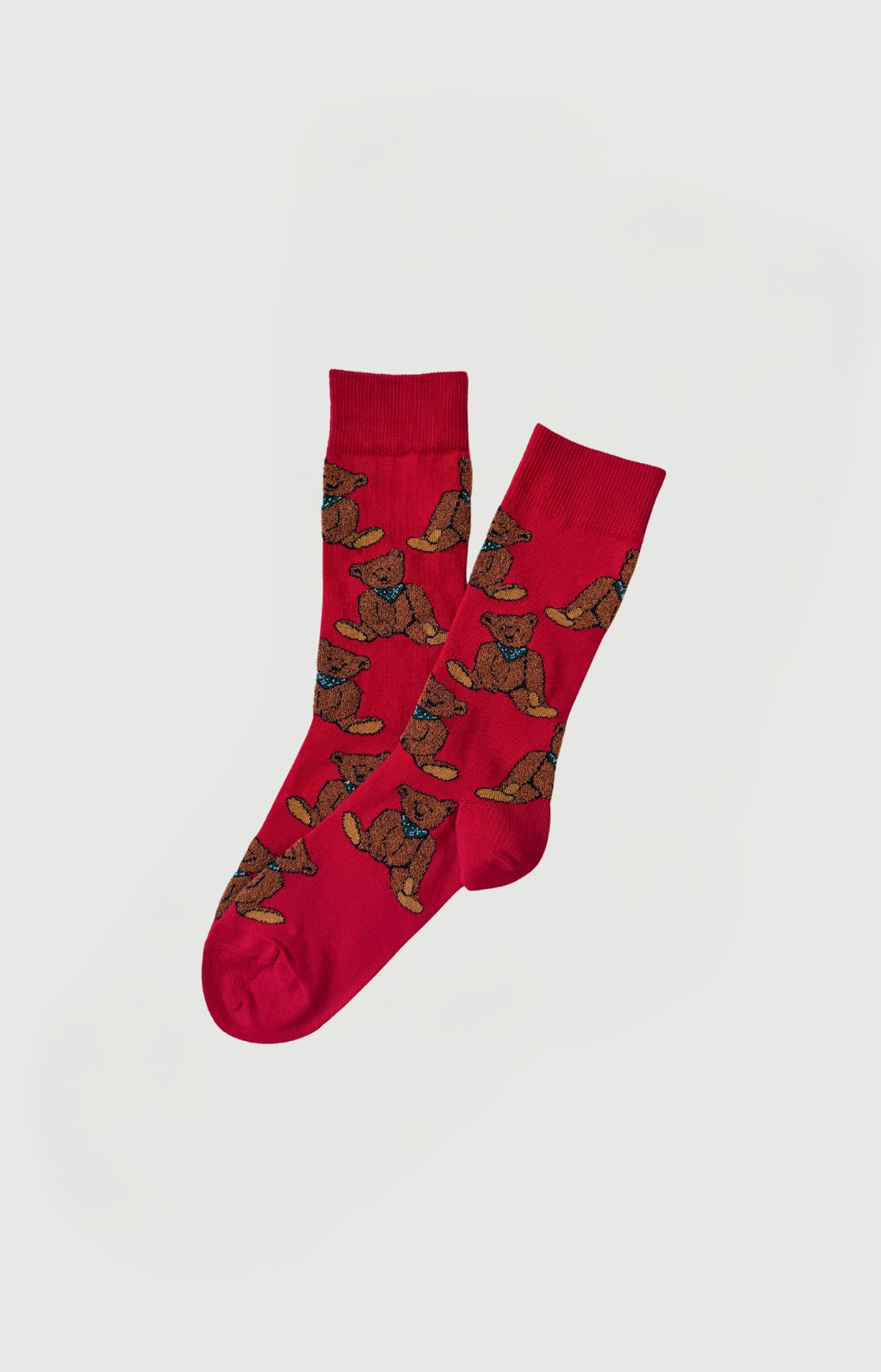 Chaussettes en coton - Old Teddy Rouge