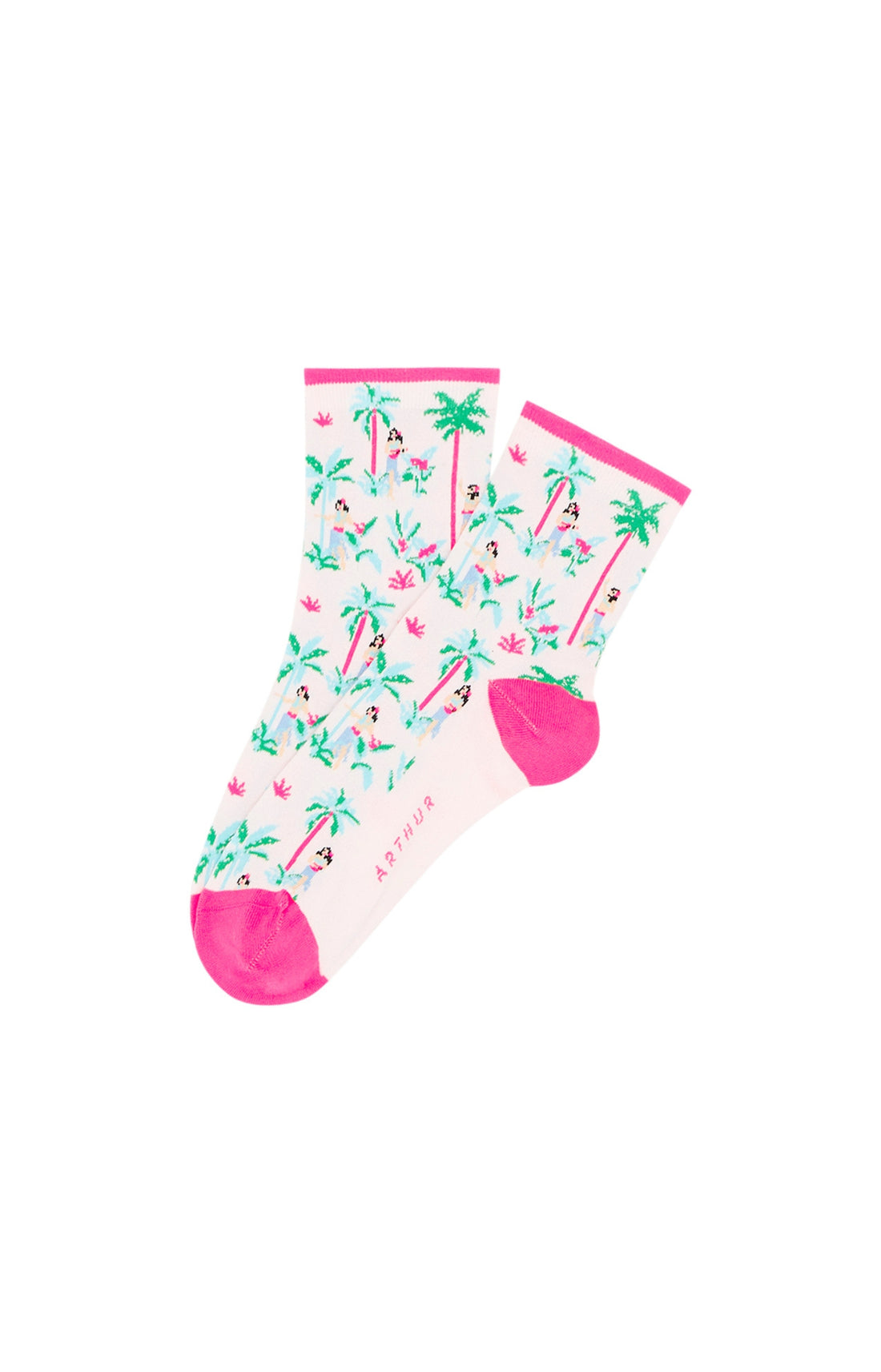 Chaussettes Femme Vahiné Rose 3