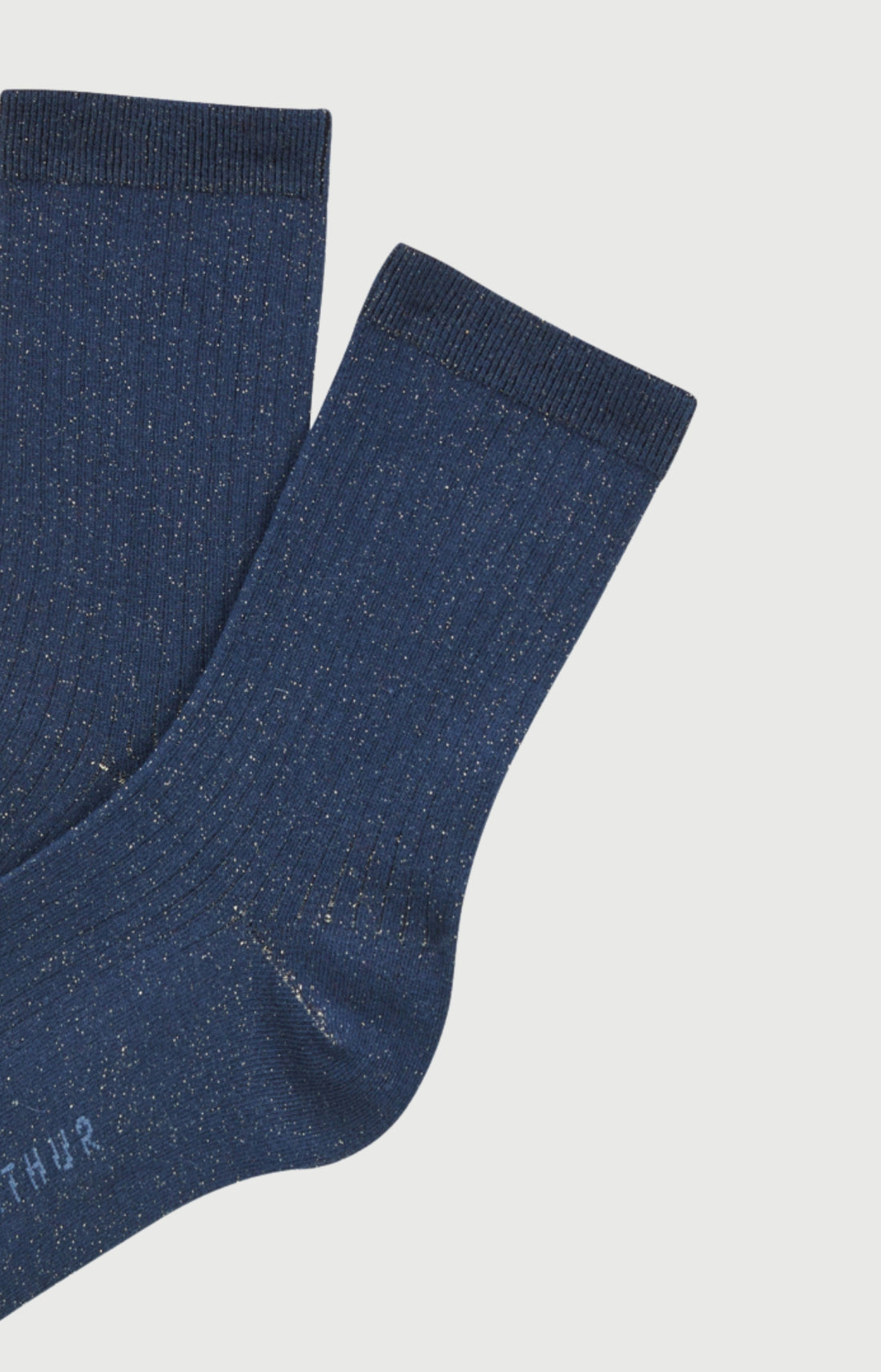 Chaussettes en coton et lurex - Minuit
