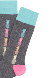 Chaussettes ananas Gris 2