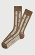 Chaussettes coton âne beige homme 1