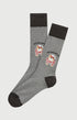 Chaussettes coton ma meilleure vie gris homme 1