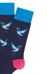 Chaussettes birdie Marine 2