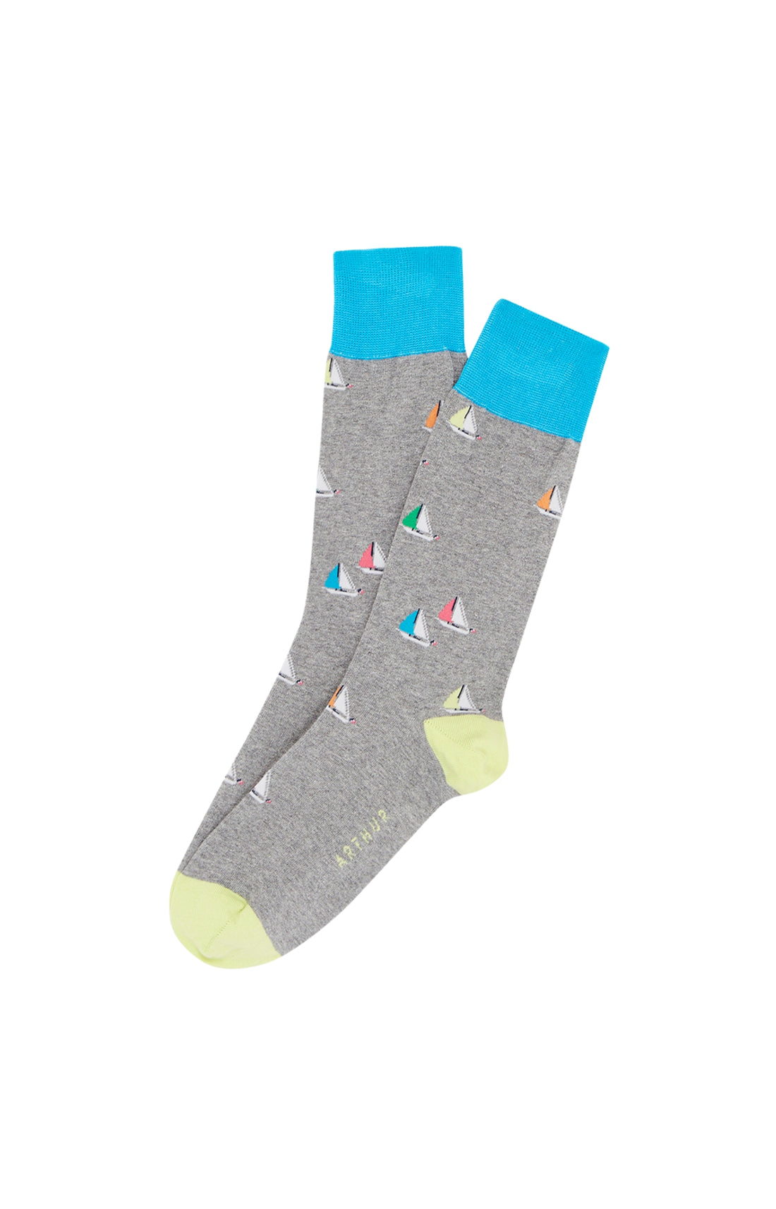 Chaussettes Homme Boat Gris et Multicolore 1