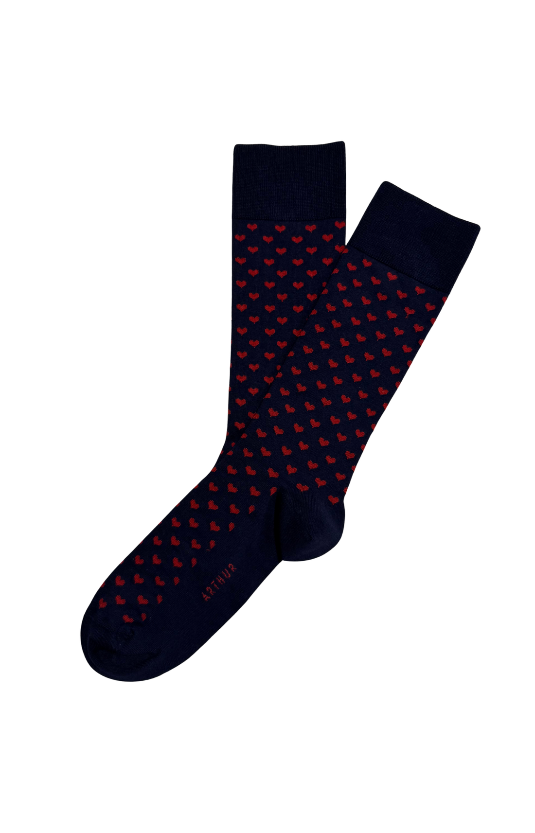 Chaussettes coton petit cœur homme 1