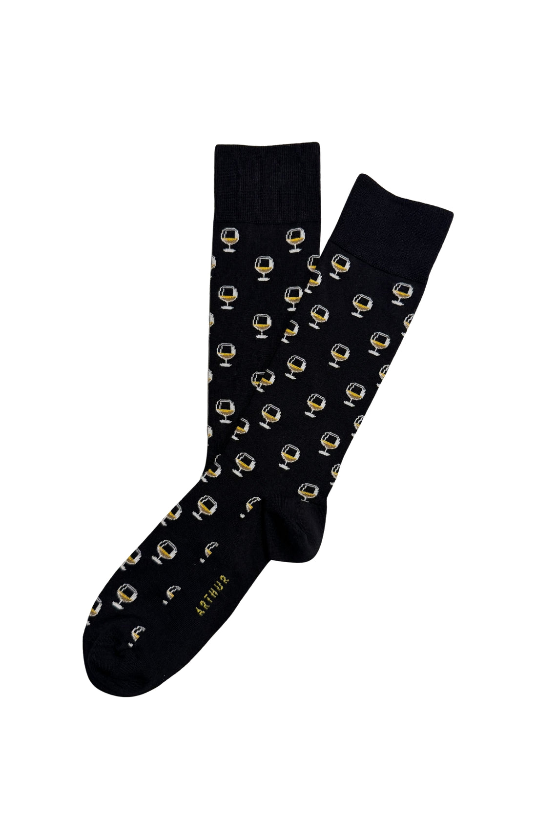 Chaussettes coton cognac homme 1