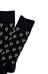 Chaussettes coton cognac homme 2