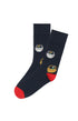 Chaussettes homme ski téléphérique marine 1