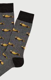 Chaussettes Homme Le Grand Prix du Sommeil Gris Imprimé voiture formule 1  2
