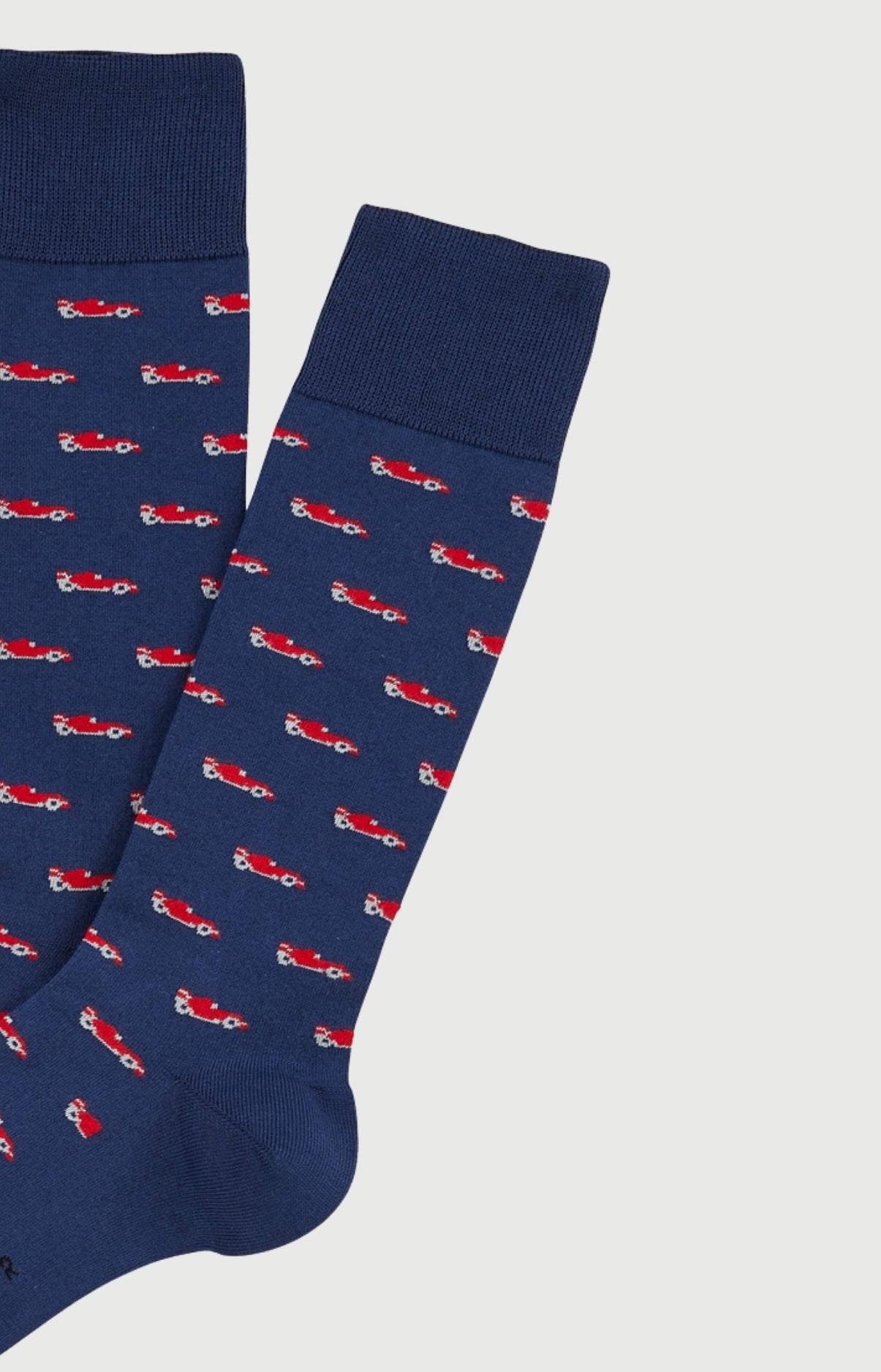 Chaussettes Homme Formule 1 Marine Imprimé voiture formule 1  2