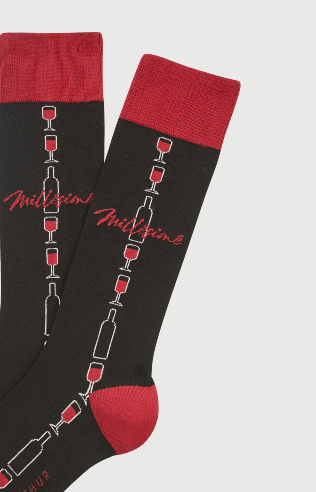 Chaussettes coton millésimé noir homme 2