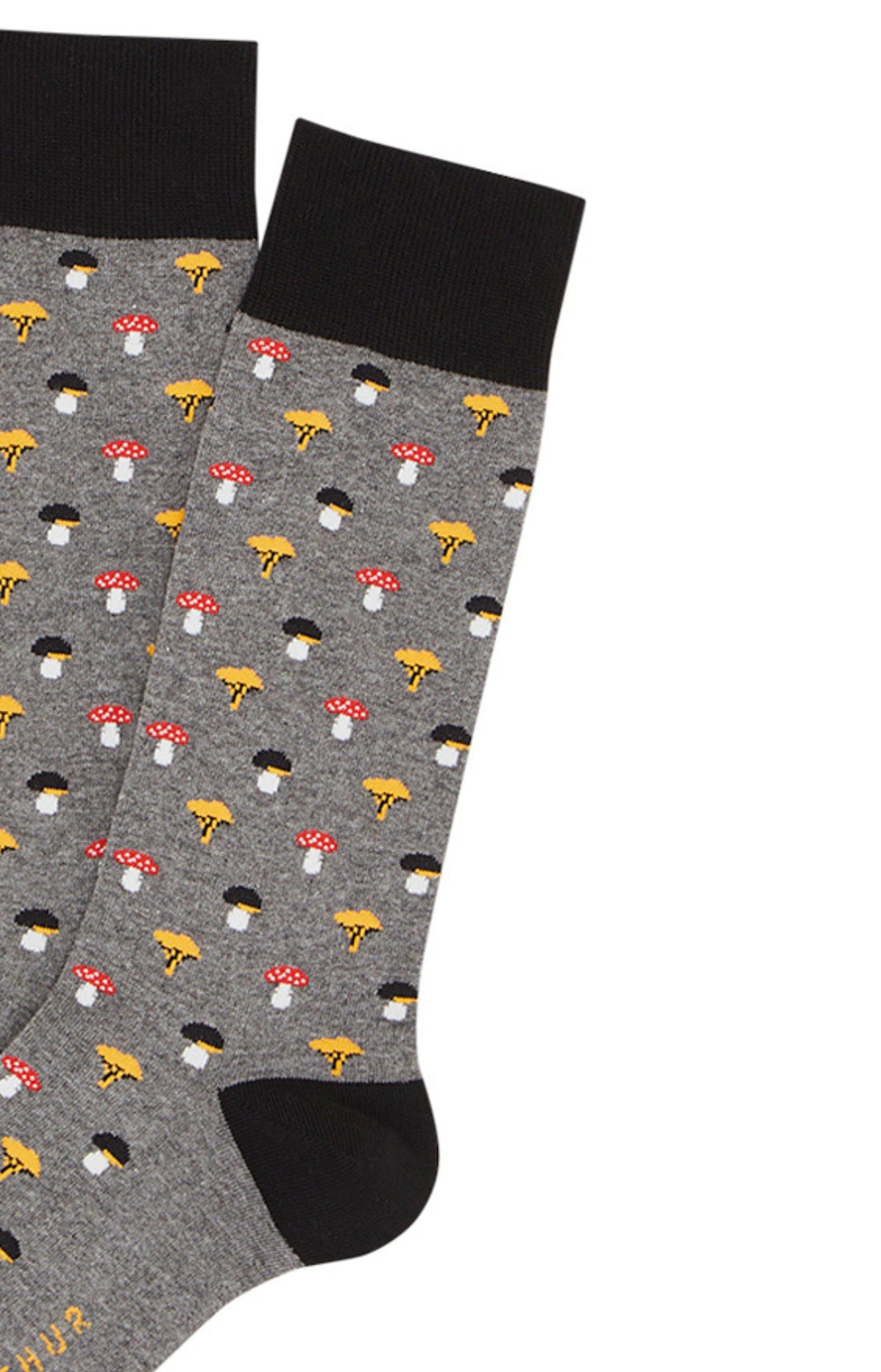 Chaussettes Homme Mushroom Beige et Marron 4
