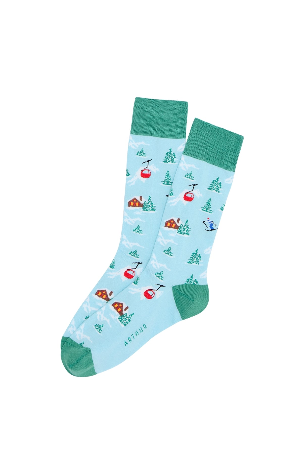 Chaussettes Homme Noël en altitude Lagon LAGON 1