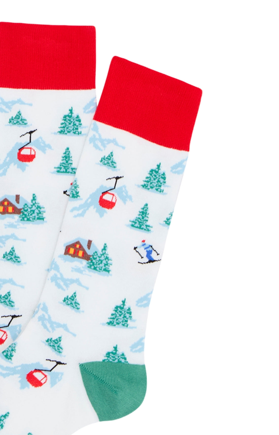 Chaussettes Homme Noël en altitude Neige NEIGE 2