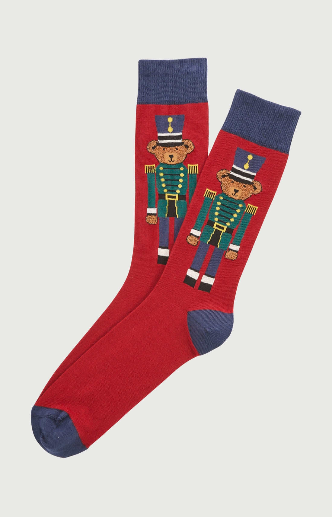 Chaussettes coton teddy casse-noisette bordeaux homme 1