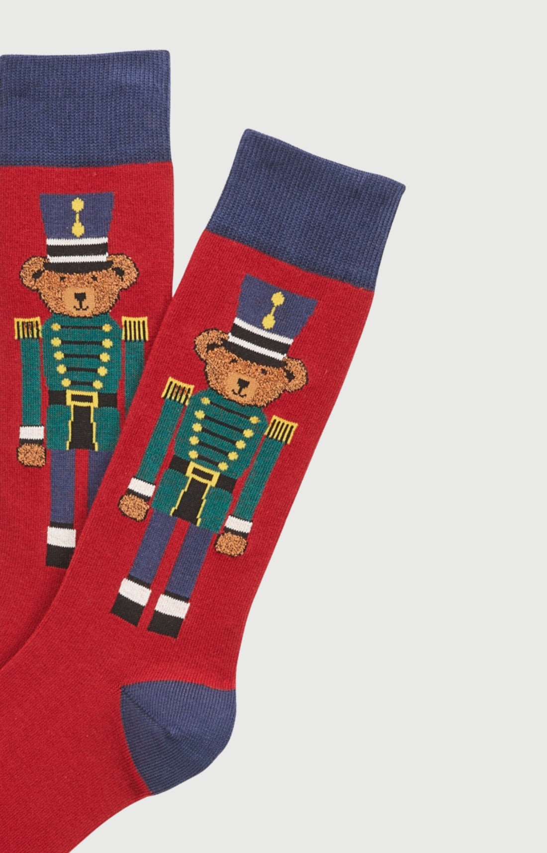 Chaussettes coton teddy casse-noisette bordeaux homme 2