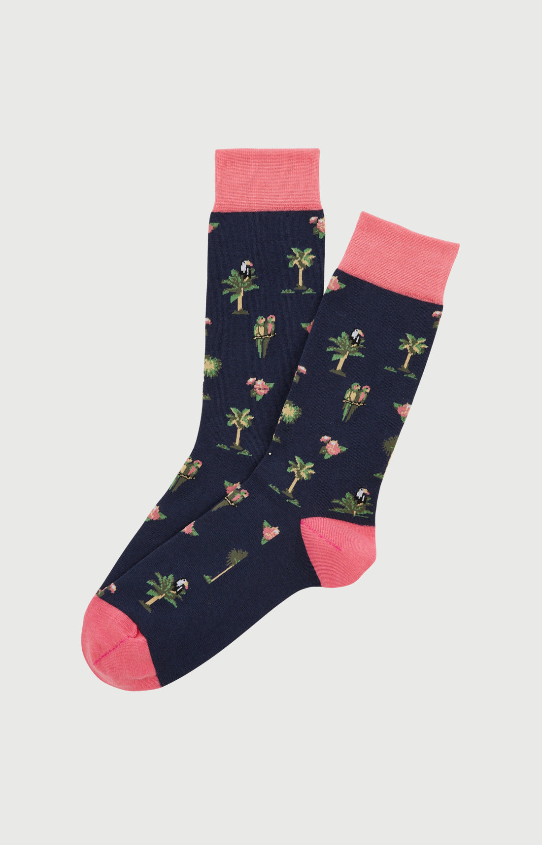 Lot de 5 paires de chaussettes mi-mollet à rayures - Blanc - Homme Lot de 5 paires de chaussettes mi-mollet à rayures - Blanc - Homme