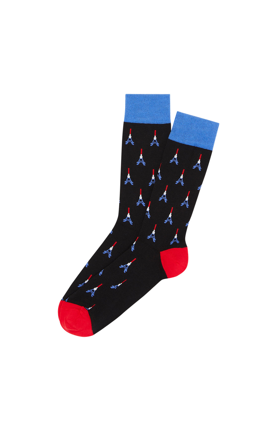 Chaussettes Femme Tour Eiffel Noir 1