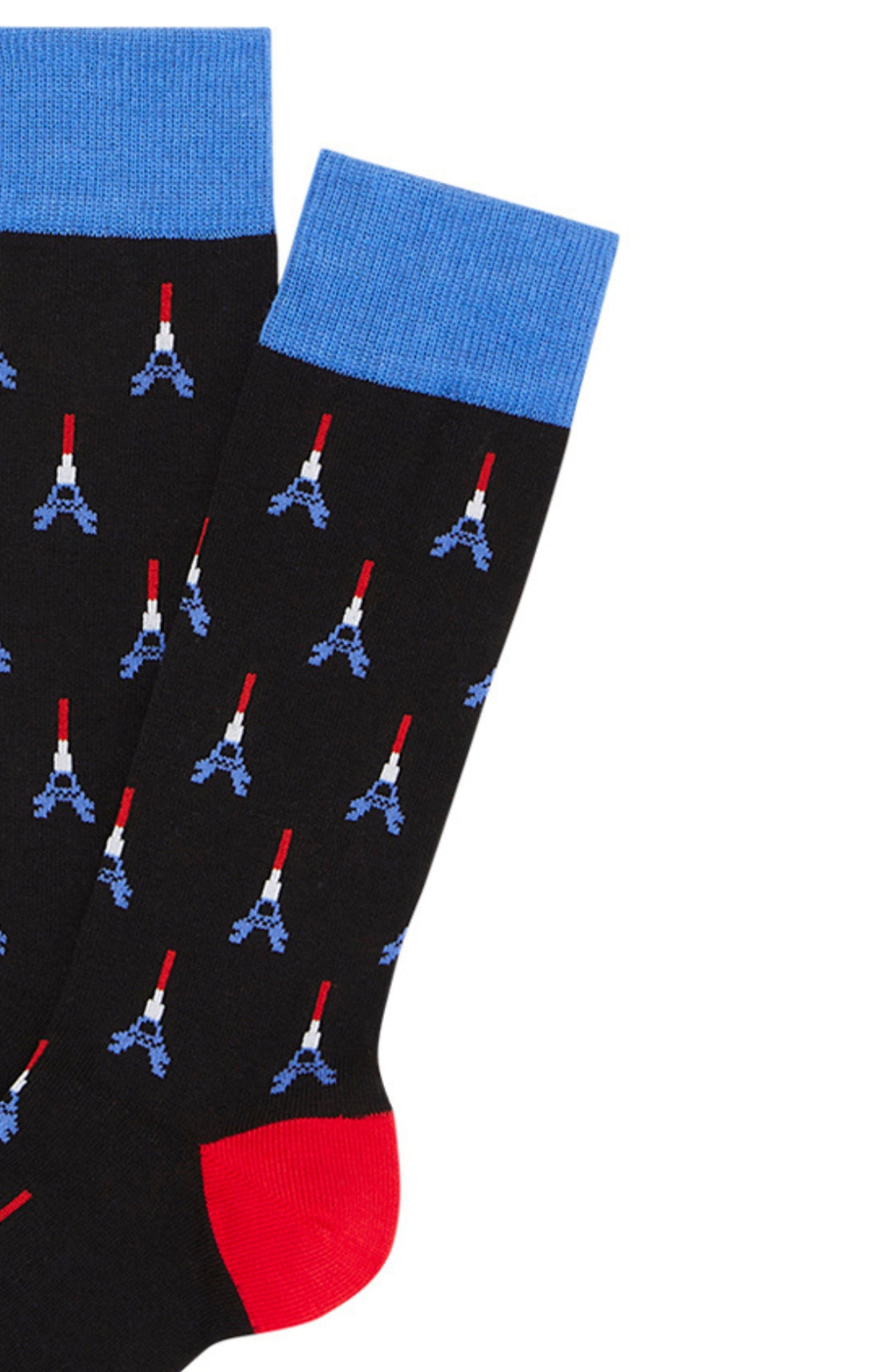 Chaussettes Femme Tour Eiffel Noir 2