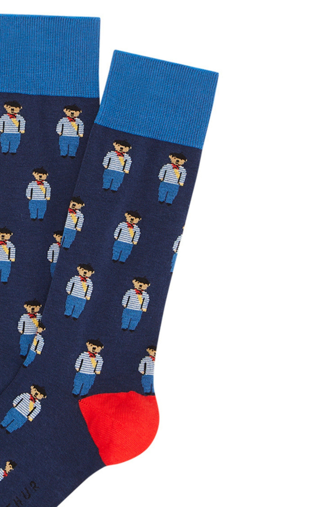 Chaussettes Homme Teddy in Paris Marine 2