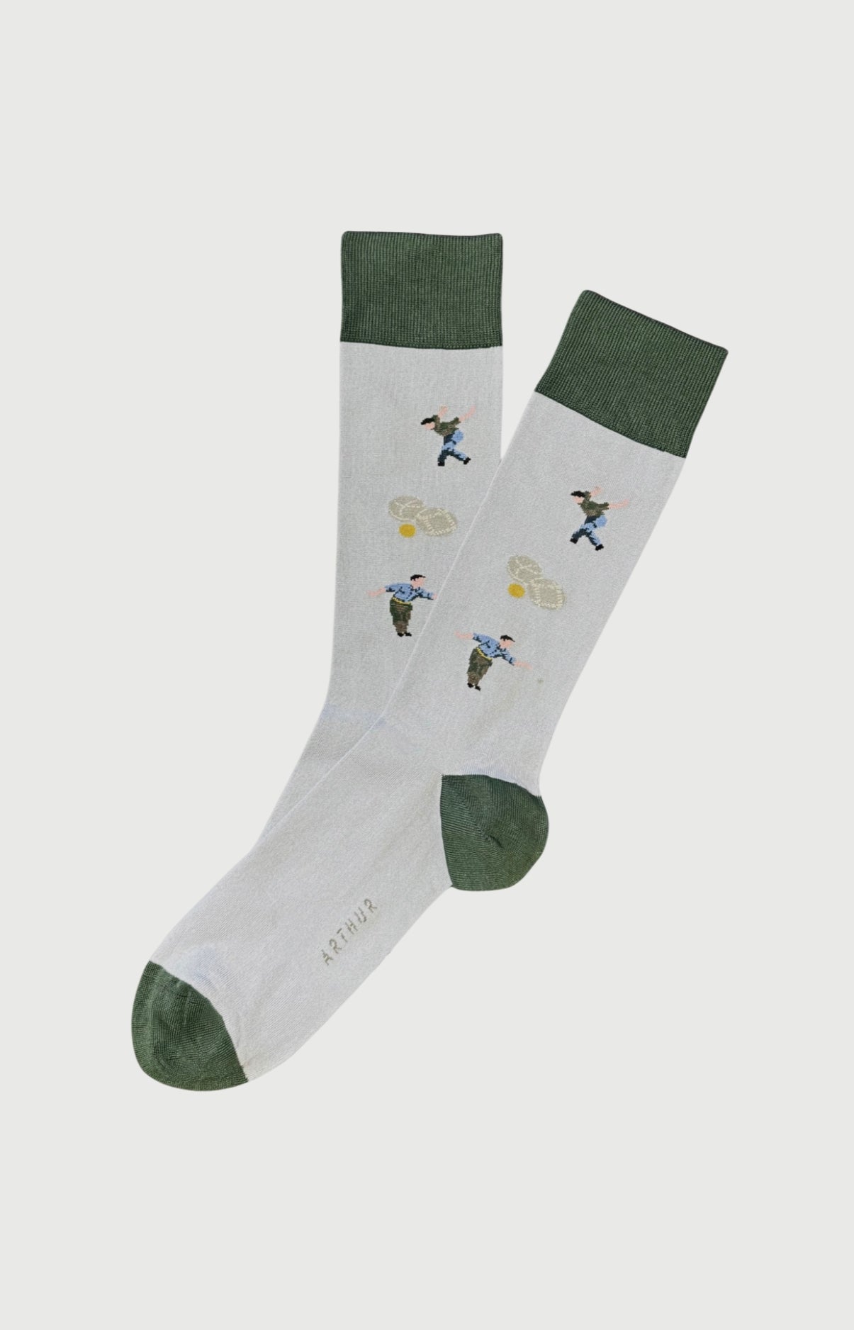 Chaussettes Homme Pétanque Ciel Imprimé broderie joueur de pétanque 1