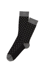 Chaussettes Homme Petits Pois Noir 1