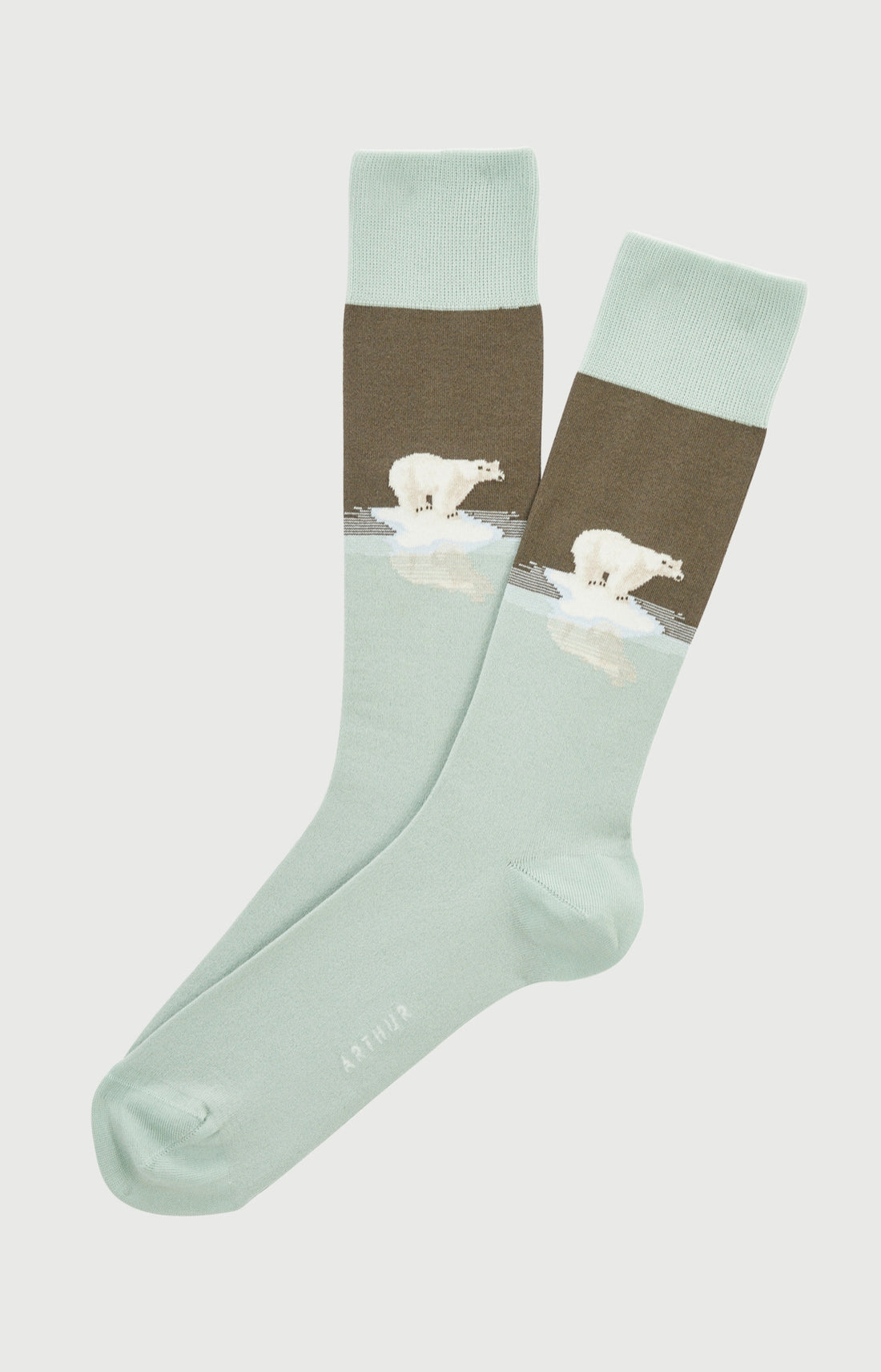 Chaussettes en coton pôle position blanc homme 1