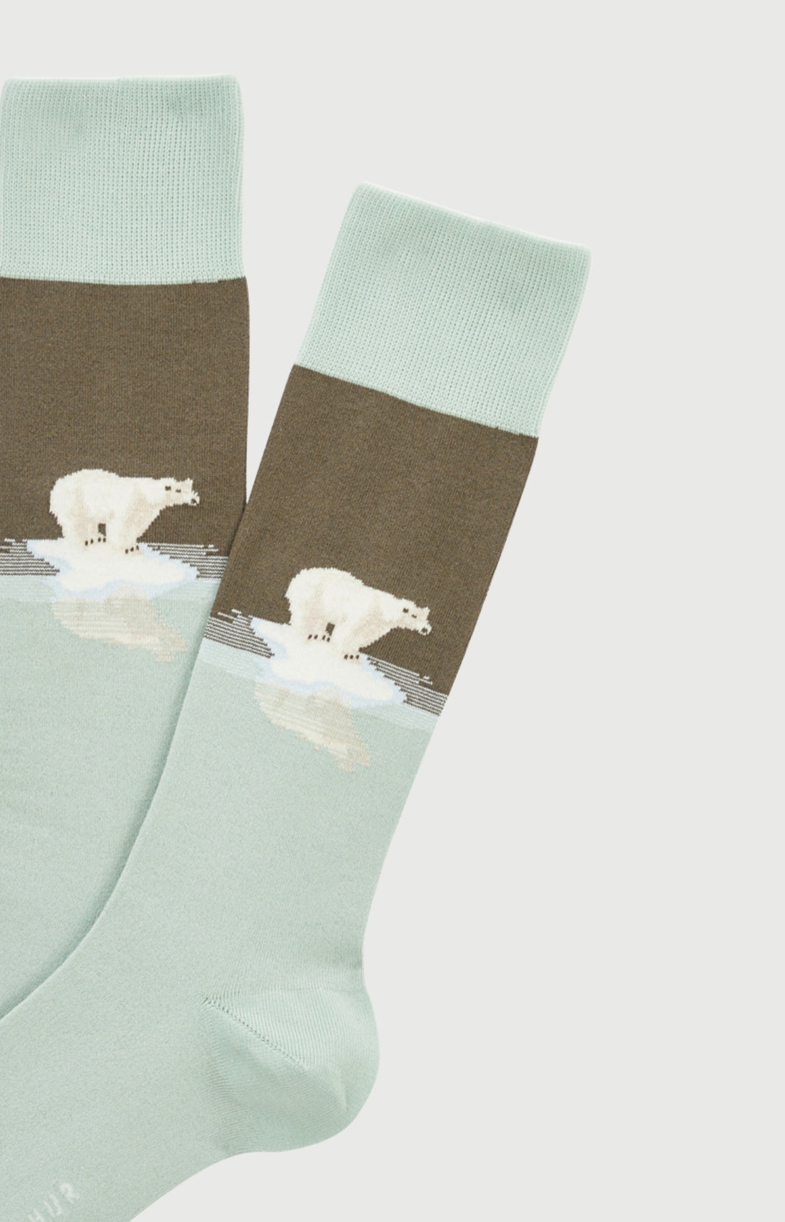 Chaussettes en coton pôle position blanc homme 2