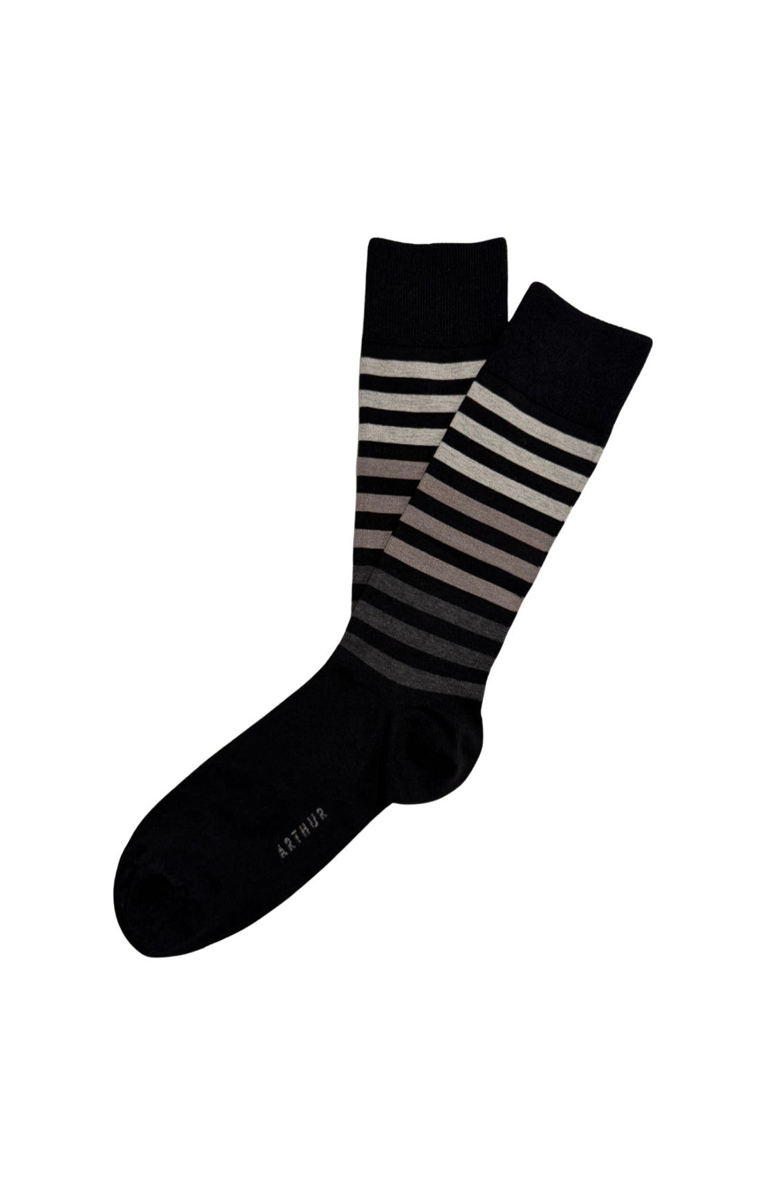 Chaussettes coton ray gris homme 1