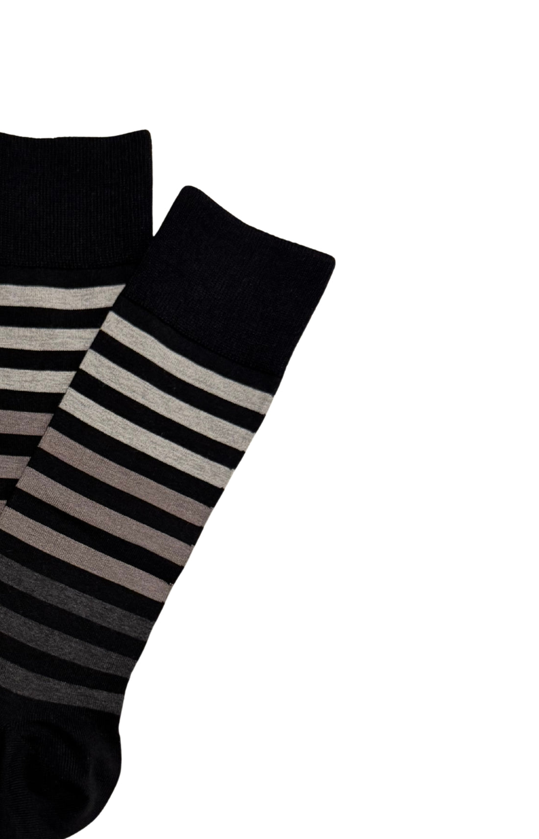 Chaussettes coton ray gris homme 2